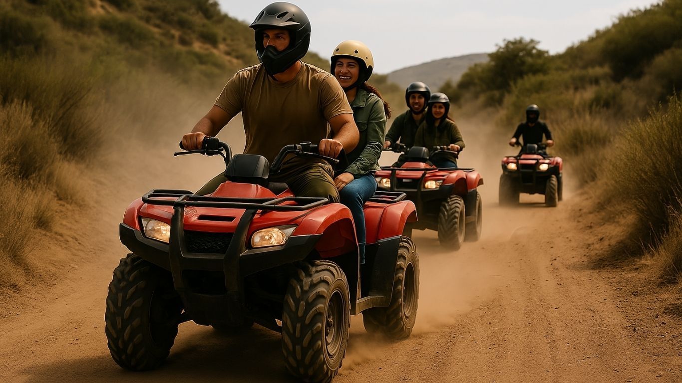 alquiler de quads a 4 horas de murcia - grupo en ruta