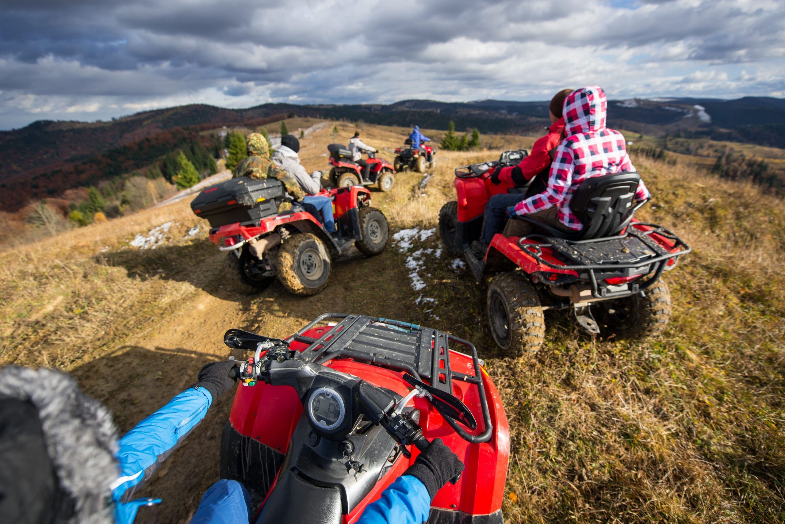 alquiler de quads cerca de Valencia-rojo
