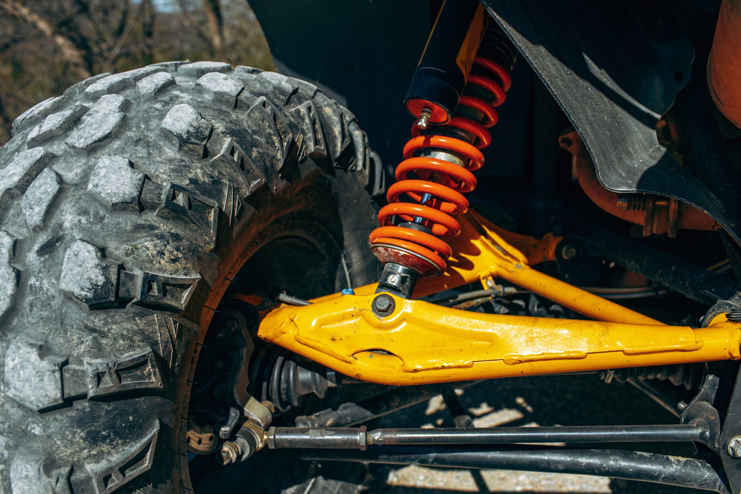 alquiler de quads en aragon - amortiguador